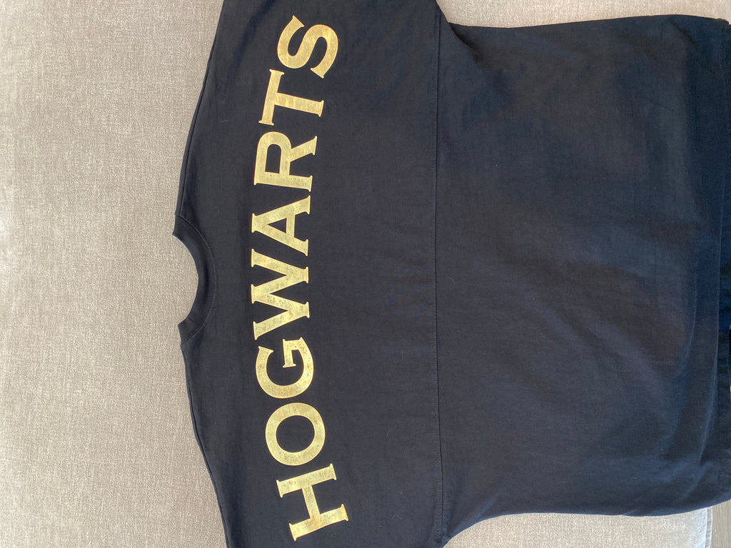 Hogwarts Spirit Jersey Black Long Sleeve Shirt