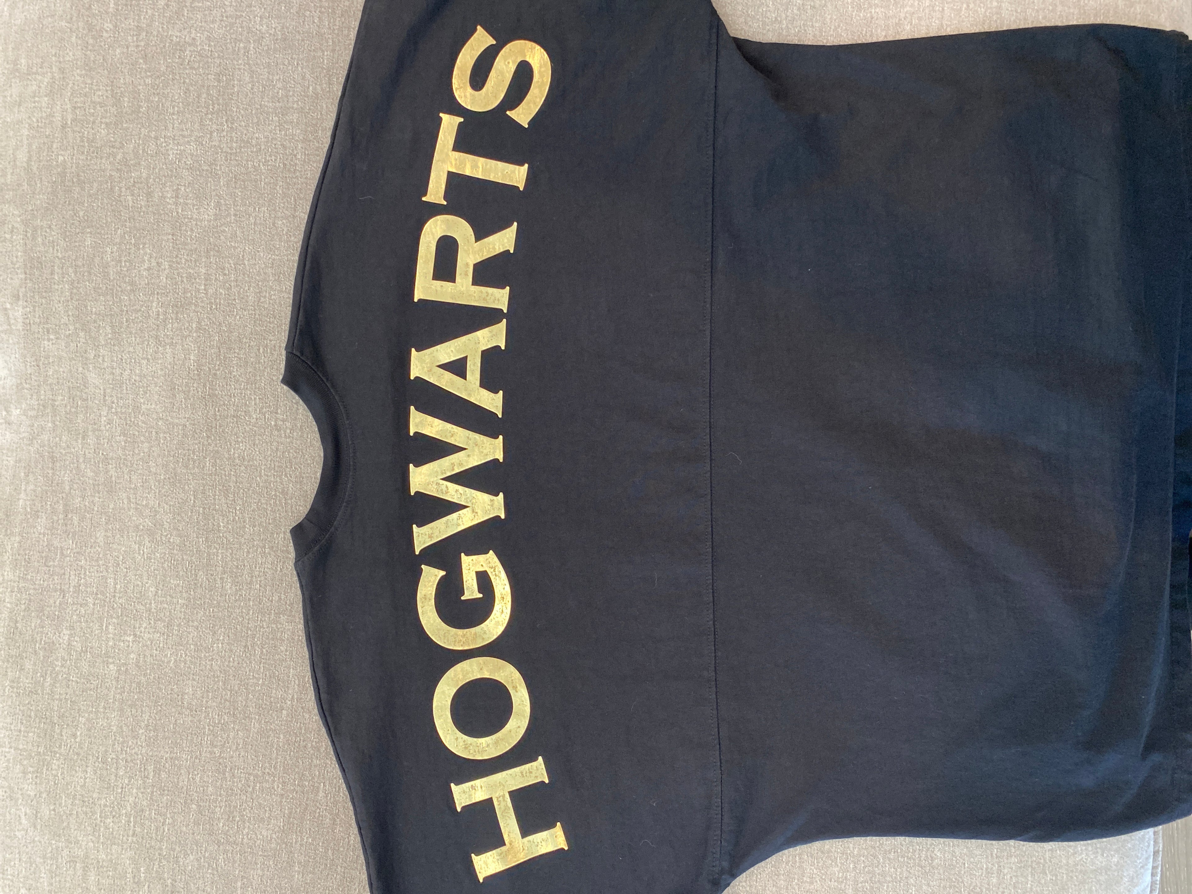 Hogwarts Spirit Jersey Black Long Sleeve Shirt