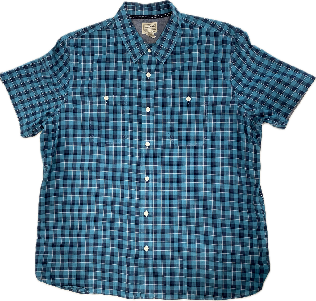 L.L.Bean Plaid Button Down Shirt